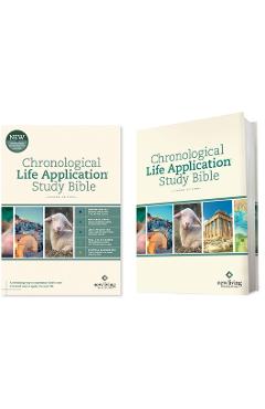 Coperta cărții 'NLT Chronological Life Application Study Bible, Second Edition (Hardcover) - Tyndale'