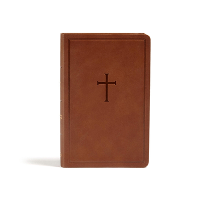 CSB Personal Size Bible, Brown Leathertouch - Csb Bibles By Holman