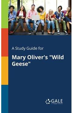 Coperta cărții 'A Study Guide for Mary Oliver's 