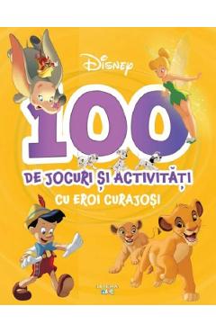 Poza produsului Disney. 100 de jocuri si activitati cu eroi curajosi