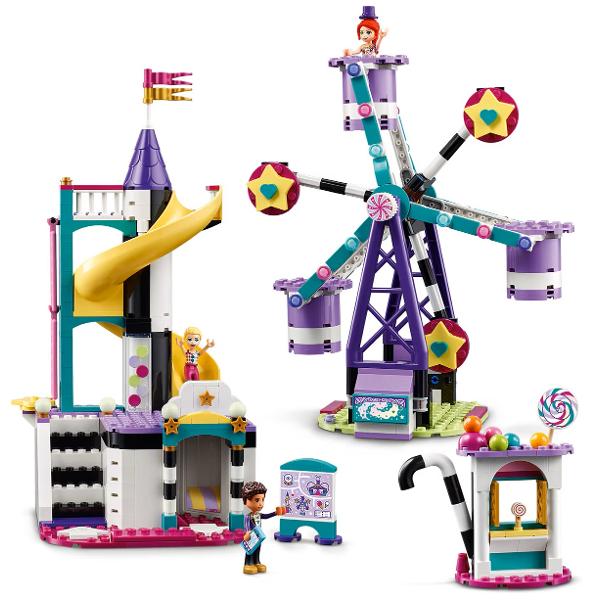Lego Friends. Roata si tobogan magic