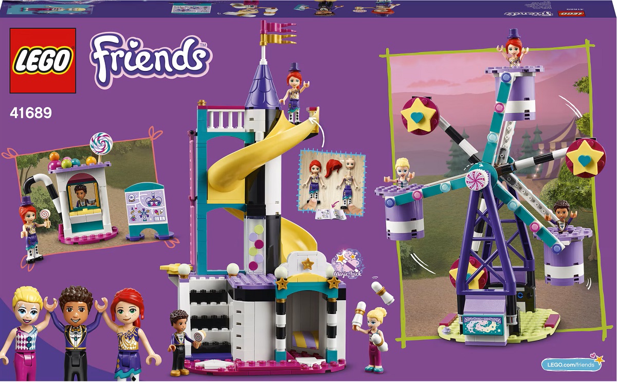 Lego Friends. Roata si tobogan magic
