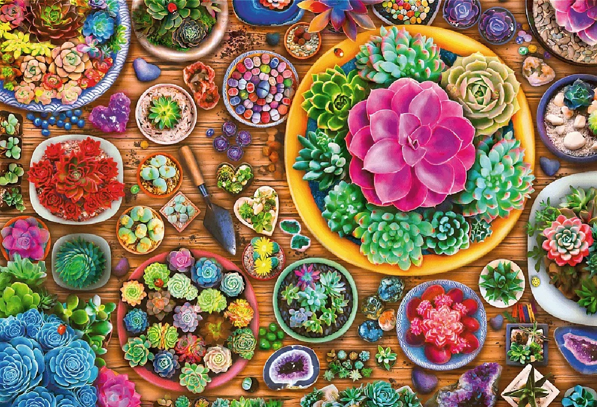 Puzzle 1500. Lumea plantelor