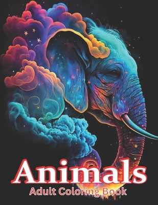 Coperta cărții 'Animals Adult Coloring Book: Stress Relieving Animal Coloring Book - Lipon Books'