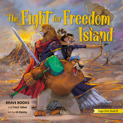 Coperta cărții 'The Fight for Freedom Island [With Envelope] - Trent Talbot'