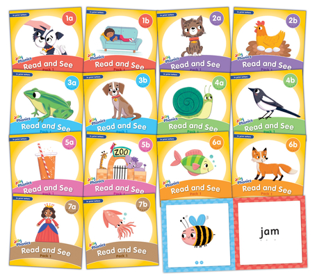 Jolly Phonics Read and See, Pack 1: In Print Letters (American English Edition) - Sue Lloyd