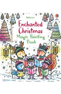Coperta cărții 'Enchanted Christmas Magic Painting Book - Fiona Watt'