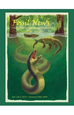 Coperta cărții 'Fossil News: The Journal of Avocational Paleontology: Vol. 23.2/23.3-Summer/Fall 2020 - Esther Van Hulsen'