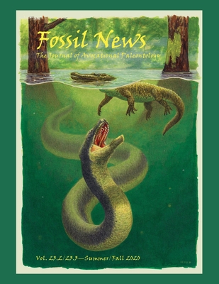 Coperta cărții 'Fossil News: The Journal of Avocational Paleontology: Vol. 23.2/23.3-Summer/Fall 2020 - Esther Van Hulsen'