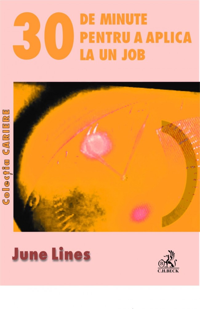 Coperta cărții '30 de minute pentru a aplica la un job - June Lines'