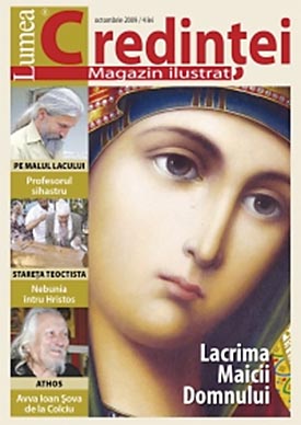 Coperta cărții 'Lumea Credintei - Octombrie 2009'