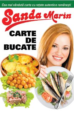 Coperta cărții 'Carte de bucate - Sanda Marin'