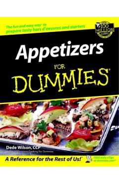 Coperta cărții 'Appetizers for Dummies - Dede Wilson'