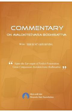 Coperta cărții 'Commentary on Avalokitesvara Bodhisattva - Giới Hươ Thích Nữ'