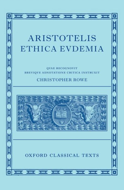 Aristotle's Eudemian Ethics - Christopher Rowe