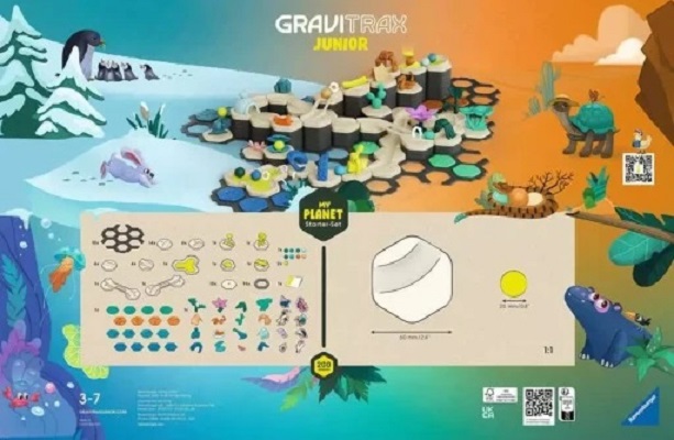 Joc de constructie: GraviTrax Junior. My Planet