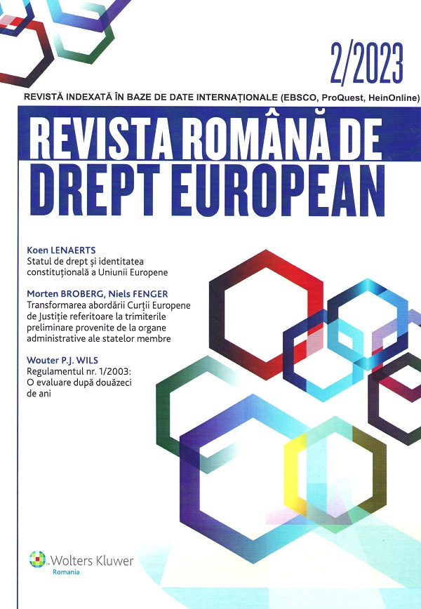 Revista romana de drept european Nr.2/2023