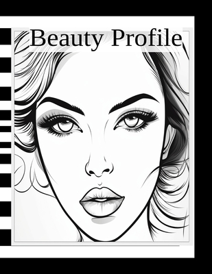 Coperta cărții 'Beauty Profile: Design Makeup Makeup Artist Coloring Book - Jalia Kashton'