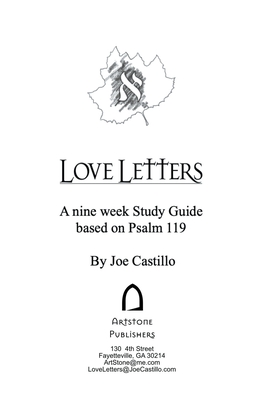 Love Letters Study Guide - Joe Castillo