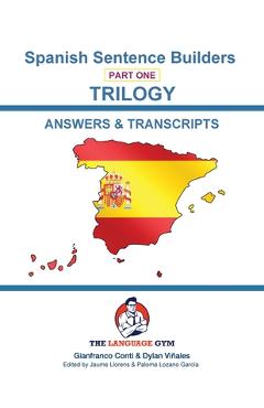 Coperta cărții 'SPANISH SENTENCE BUILDERS - Triology - ANSWER BOOK: Sentence Builder - Dylan Viñales'