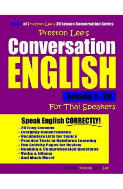 Coperta cărții 'Preston Lee's Conversation English For Thai Speakers Lesson 1 - 20 - Matthew Preston'