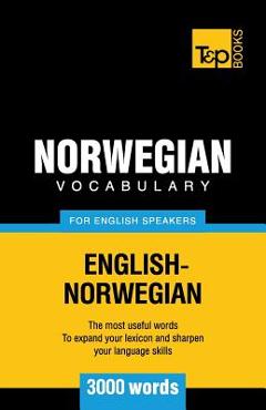 Coperta cărții 'Norwegian vocabulary for English speakers - 3000 words - Andrey Taranov'