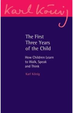 Coperta cărții 'The First Three Years of the Child: How Children Learn to Walk, Speak and Think - Karl Konig'