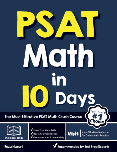 PSAT Math in 10 Days: The Most Effective PSAT Math Crash Course - Reza Nazari