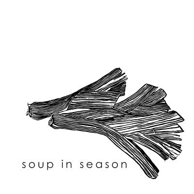 Coperta cărții 'Soup in Season: Soups from the Regent Kitchen and Hunterston Farm Delectables - Tom Wuest'