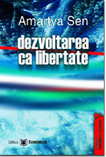 Coperta cărții 'Dezvoltarea ca libertate - Amartya Sen'