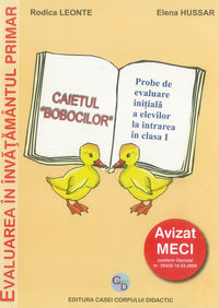 Coperta cărții 'Caietul Bobocilor - Rodica Leonte, Elena Hussar'