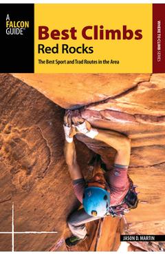 Coperta cărții 'Best Climbs Red Rocks - Jason D. Martin'