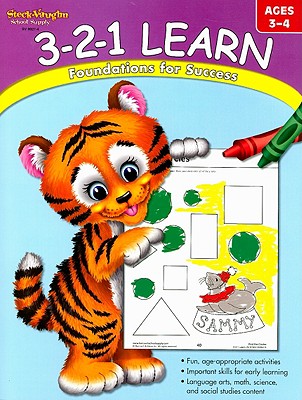 Coperta cărții '3-2-1 Learn Reproducible Ages 3-4 - Stckvagn'