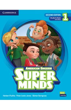 Coperta cărții 'Super Minds Level 1 Student's Book with eBook American English - Herbert Puchta'