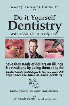 Poza produsului Guide to Home Dentistry: Funny prank book, gag gift, novelty notebook disguised as a real book, with hilarious, motivational quotes - Woody Forest
