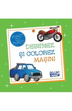 Poza produsului Desenez si colorez masini. Punct cu punct