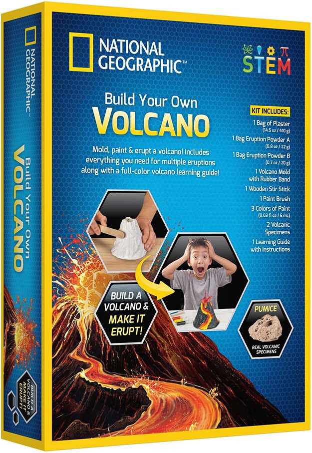 Construieste un vulcan. Kit educativ STEM