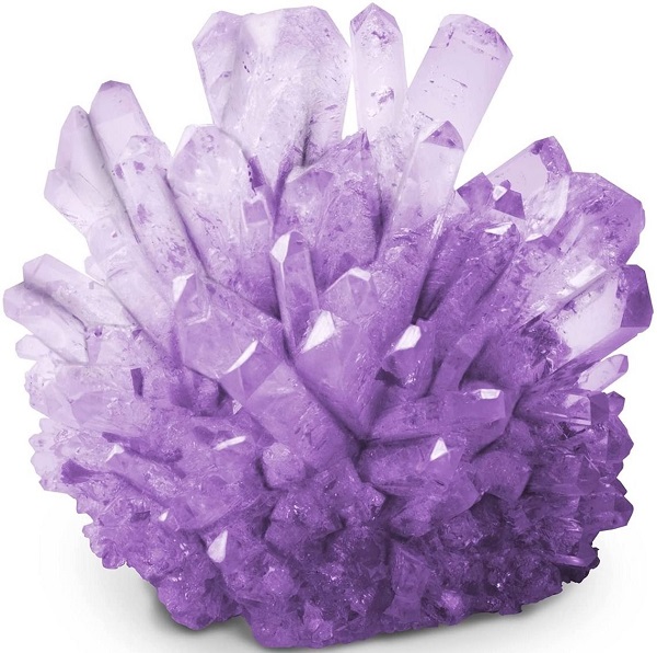 Laborator de crestere cristale Violet. Kit educativ STEM