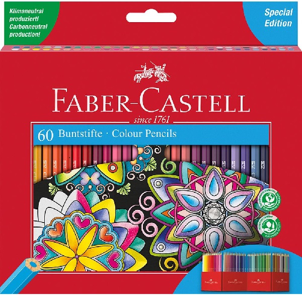 Creioane colorate 60 culori