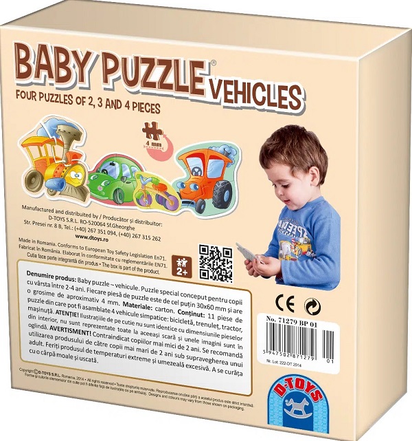Baby Puzzle: Vehicles
