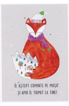 Imaginea produsului 'Carte poștală: Vulpița. Îl aștept cuminte pe Moșu''