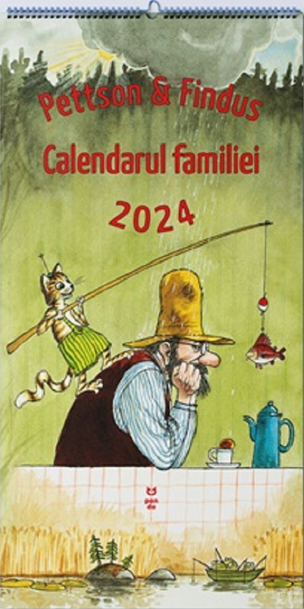 Pettson si Findus. Calendarul familiei 2024 - Sven Nordqvist