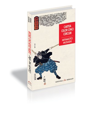 Coperta cărții 'Cartea celor cinci cercuri - Miyamoto Musashi'