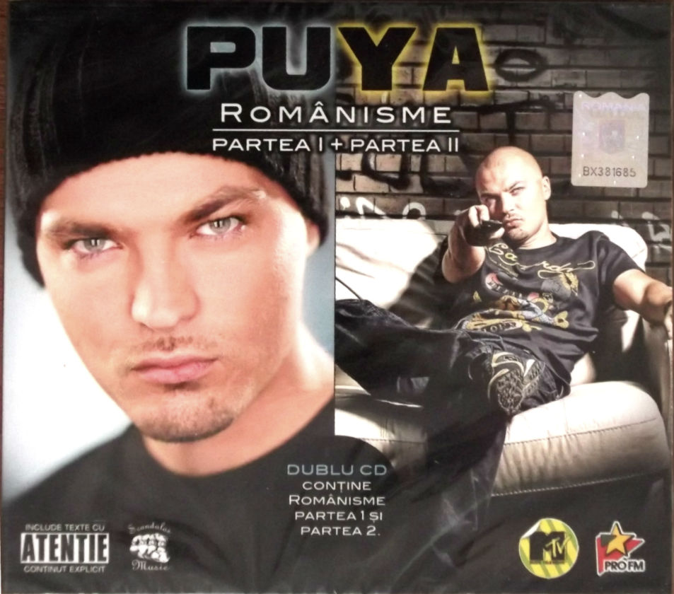 Imaginea produsului '2CD Puya - Romanisme partea I+partea II'