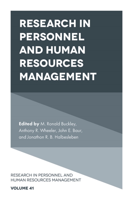 Research in Personnel and Human Resources Management - M. Ronald Buckley