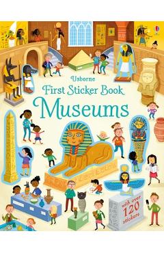 Coperta cărții 'First Sticker Book Museums - Holly Bathie'