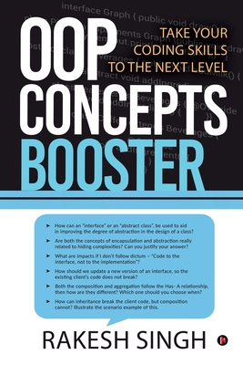 Coperta cărții 'OOP Concepts Booster: Take Your Coding Skills to the Next Level - Rakesh Singh'