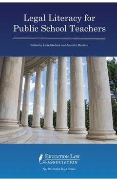 Coperta cărții 'Legal Literacy for Public School Teachers - Jennifer Mezzina'