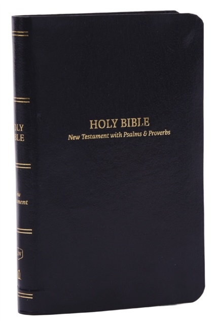 Kjv, Pocket New Testament with Psalms and Proverbs, Black Leatherflex, Red Letter, Comfort Print - Thomas Nelson
