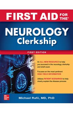 Coperta cărții 'First Aid for the Neurology Clerkship - Michael Rafii'
